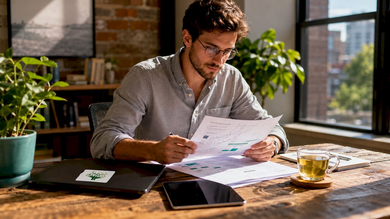SEO specialist reviewing ecommerce audit reports