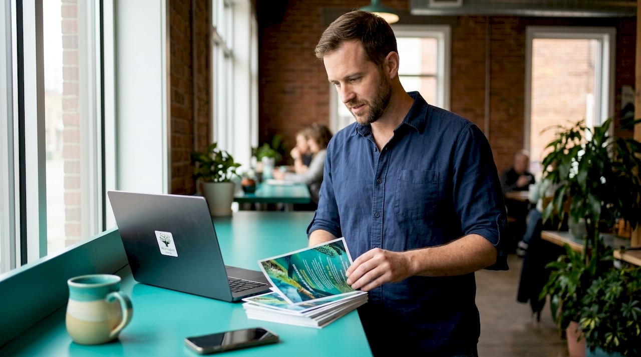 1783943546244_Tradesman-at-desk-working-on-branded-search-strategy Tradesman at desk working on branded search strategy