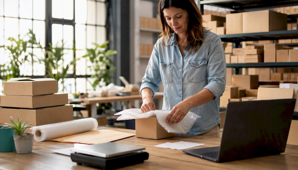 1785824101434_Small-business-owner-packing-parcels-for-shipment Small business owner packing parcels for shipment