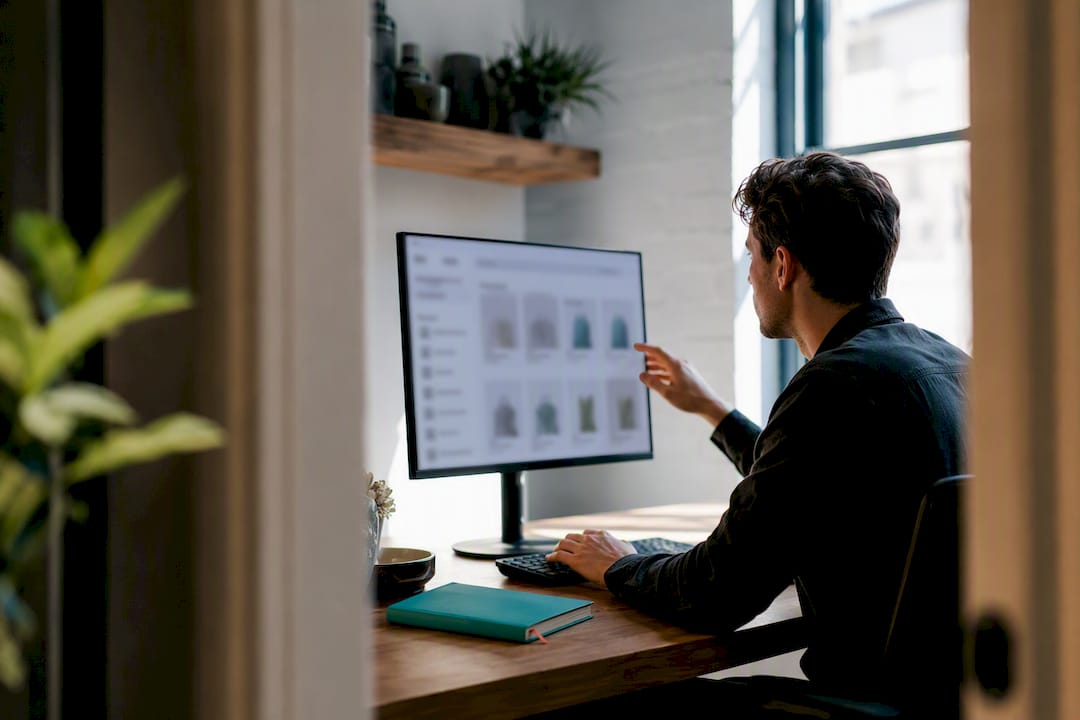 Merchant auditing an ecommerce collection page